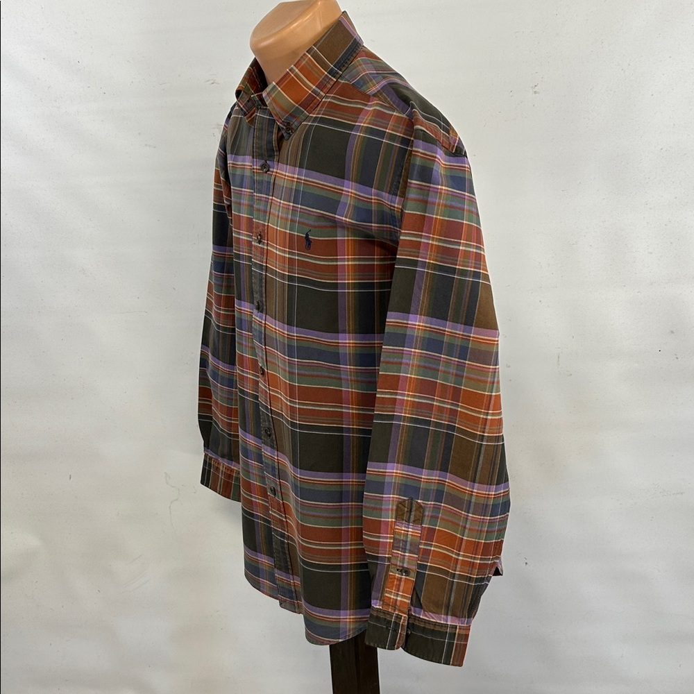 Ralph Lauren long sleeve button down collar shirt.  L - Picture 5 of 7